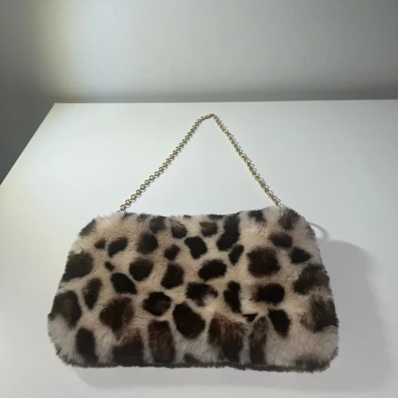 leopard print mini handbag - Picture 4 of 5